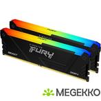 Kingston DDR4 FURY Beast RGB 2x16GB 3600, Verzenden