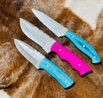 Keukenmes - Keukenmessenset (0179) - Exotisch houten handvat