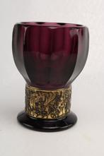 Walther - Vaas - Glas - Amethist - vergulde band