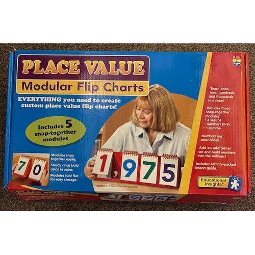 Place Value modular flip charts, Livres, Livres scolaires, Envoi
