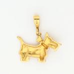 Hanger - 18 karaat Geel goud, Witgoud - Hond