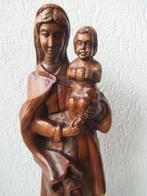 Sculpture, Antiek Houten Mariabeeld - 58 cm - Bois - 1900, Antiek en Kunst