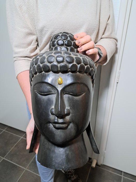 Groot!! Boeddha hoofd - Beeld - Indonesië (Zonder, Antiek en Kunst, Kunst | Niet-Westerse kunst