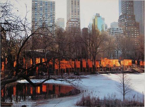 Christo (1935-2020) - The Gates : Central Parc New York city, Antiek en Kunst, Kunst | Schilderijen | Modern