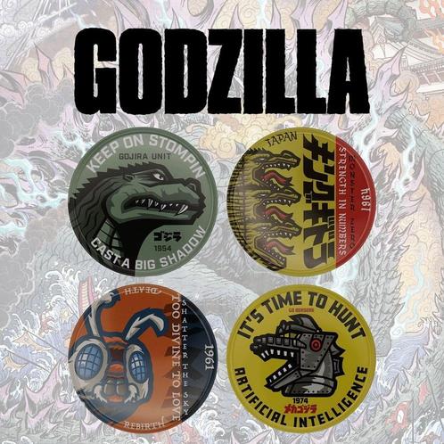 Godzilla Onderzetters (4x), Collections, Cinéma & Télévision, Enlèvement ou Envoi