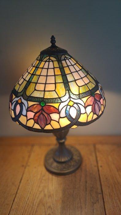 Lamp - Glas, Messing, Antiek en Kunst, Curiosa en Brocante