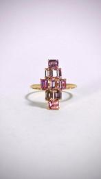 Ring - 14 karaat Geel goud - 2.70ct. tw. Saffier - Saffier, Nieuw