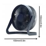 Draagbare Bureau Ventilator - 360° Roterende Handventilator, Verzenden, Nieuw