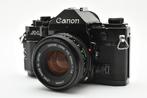 Canon A-1 Black New FD NFD 1.8/50mm Single lens reflex, Audio, Tv en Foto, Fotocamera's Analoog, Nieuw
