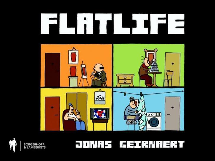 Flatlife 9789089314468 Jonas Geirnaert, Boeken, Stripverhalen, Gelezen, Verzenden