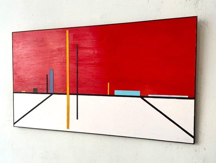 Paulus Noomen - Somewhere.. - XXL, Antiek en Kunst, Kunst | Schilderijen | Modern