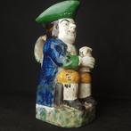 Prattware colours - Kruik - Zeldzame Toby Jug uit de