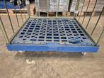Rolcontainer 3-heks met 2 houten legborden gebruikt, Ophalen of Verzenden