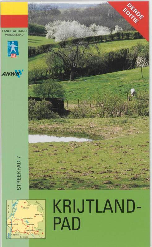 Krijtlandpad / LAW-gids streekpad / 7 9789071068492 M. Huls, Livres, Récits de voyage, Envoi