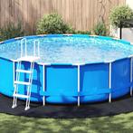 vidaXL Vijvergrondzeil Zwart Ø 500 cm Polyester geotextiel, Tuin en Terras, Zwembaden, Verzenden, Nieuw