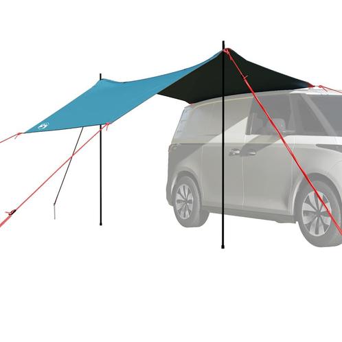 vidaXL Autotent waterdicht blauw, Caravans en Kamperen, Tenten, Nieuw, Verzenden