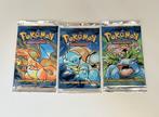 The Pokémon Company - 3 Booster pack - Base Set - Artset -, Nieuw