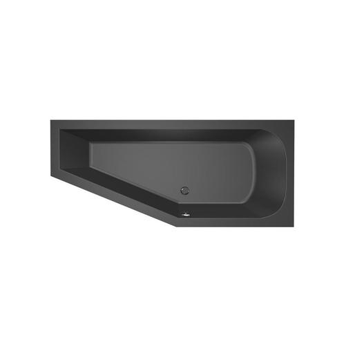 Hoekbad Xenz Lagoon Compact 160x75x45 cm Rechts Ebony, Doe-het-zelf en Bouw, Sanitair, Bad, Nieuw, Ophalen of Verzenden