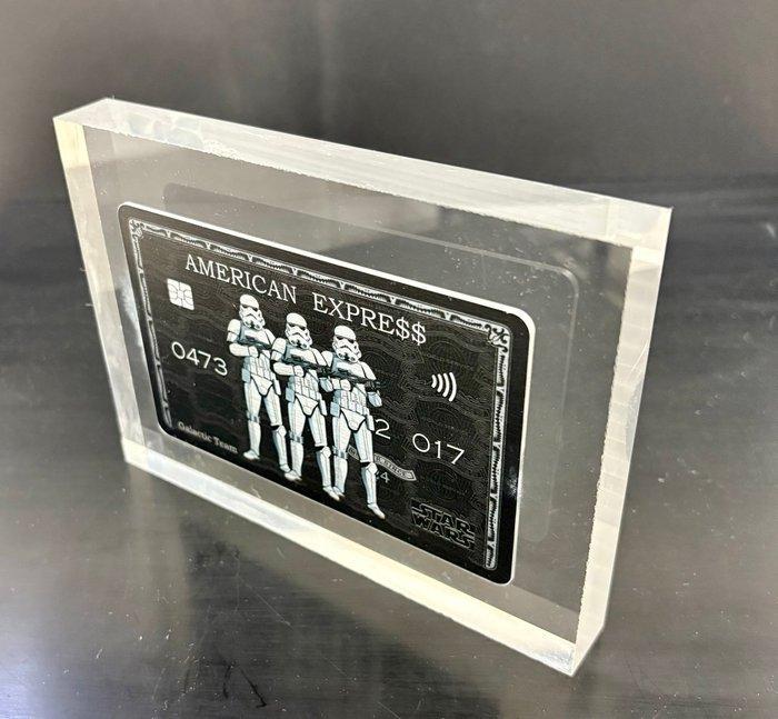 N.Nathan - Plexi Card Galactic Team, Antiquités & Art, Art | Objets design