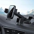 Qi Draadloze Autolader 15W - Dashboard Stand Oplader, Telecommunicatie, Verzenden, Nieuw