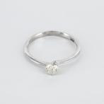 Ring - 14 karaat Witgoud Diamant (Natuurlijk), Handtassen en Accessoires, Ringen, Nieuw