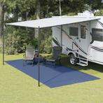 vidaXL Tapis de sol de camping bleu 5,5x2,5 m