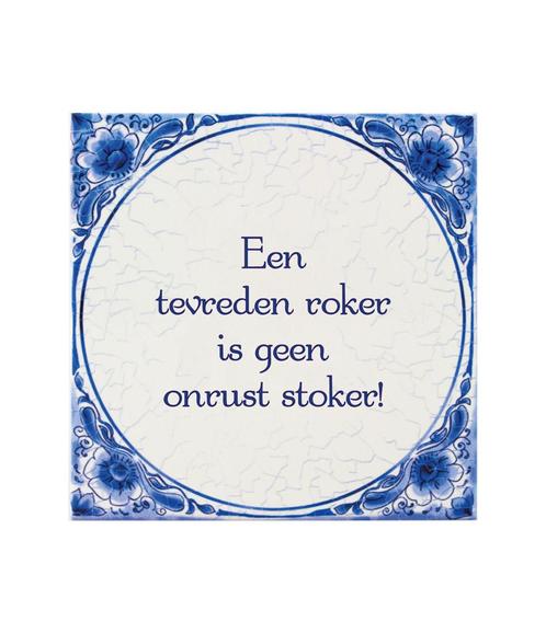 Delfts Blauw Tegel Roker 14,5cm, Maison & Meubles, Accessoires pour la Maison | Peintures, Dessins & Photos, Envoi