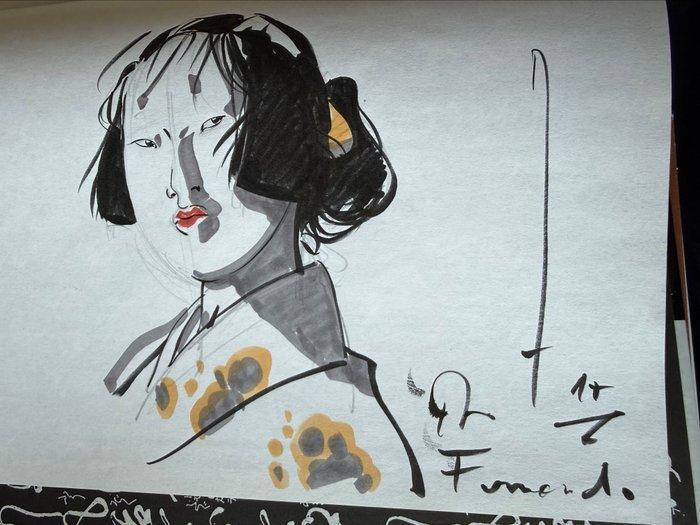 Kogaratsu + dédicace bicolore + ex libris - C - 1 Album -, Boeken, Stripverhalen