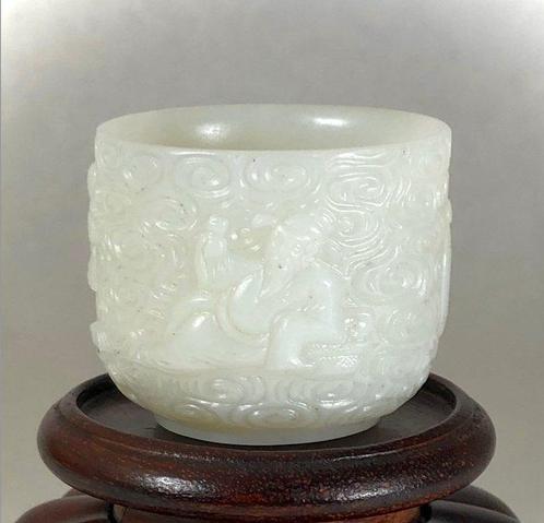 Tasse à thé - Jade néphrite, Antiek en Kunst, Antiek | Overige Antiek