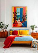 E. García - EL AZUL DEL MAR XL (NO RESERVE), Antiquités & Art, Art | Peinture | Moderne