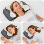 vidaXL Hals Kussen Éénkleurig Wit 58 x 37,5 x 12 cm, Verzenden