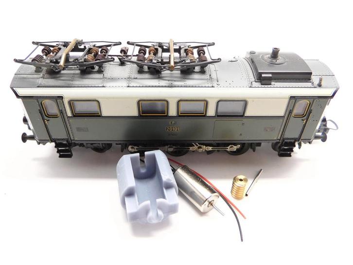 micromotor HTR009G ombouwset Trix E 36, EP 3/6 – oude motor, Hobby en Vrije tijd, Modeltreinen | H0, Gelijkstroom, Overige typen