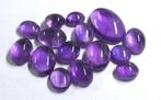 Prachtige partij amethysten 100% natuurlijk Cabochons- 20.66, Collections