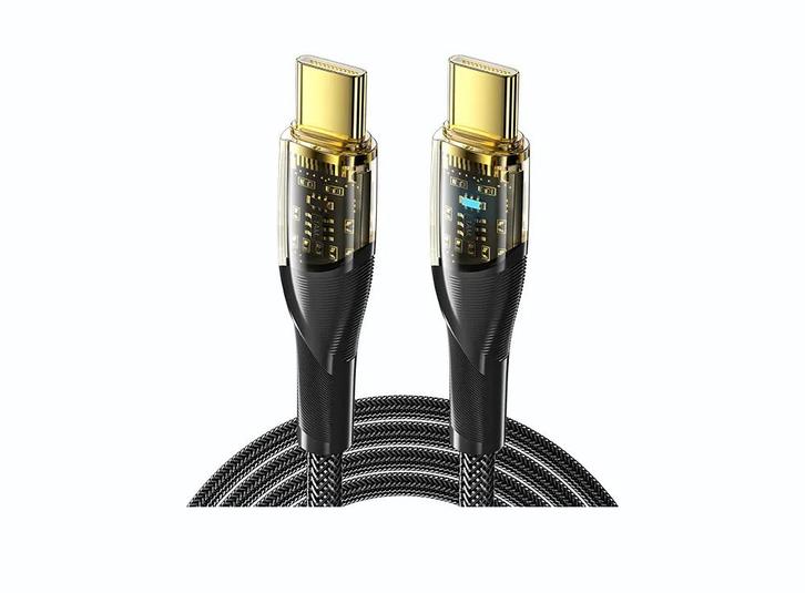 DrPhone WDC3 USB C naar USB C – Nylon PD Super Snel Laden -, Computers en Software, Pc- en Netwerkkabels, Nieuw, Verzenden