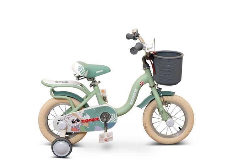 Zonix Meisjesfiets 12 Inch Pastelgroen Kinderfiets Met, Fietsen en Brommers, Fietsen | Meisjes, Ophalen of Verzenden