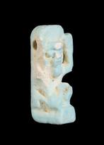 Égypte ancienne, période tardive Faience Amulette Shu (Sans