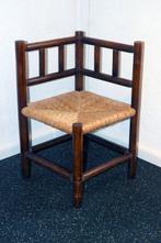 Stoel - Hout, Rush - Met de hand geweven stoel, Antiek en Kunst