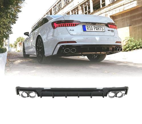 DIFFUSEUR ARRIÈRE AUDI A6  A6 AVANT 19-24 LOOK S6 NOIR BRILL, Auto-onderdelen, Carrosserie, Verzenden