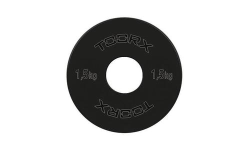 Toorx Fitness Micro Halterschijven - 50 mm - Zwart - Staal 1, Sport en Fitness, Fitnessmaterialen, Nieuw, Verzenden