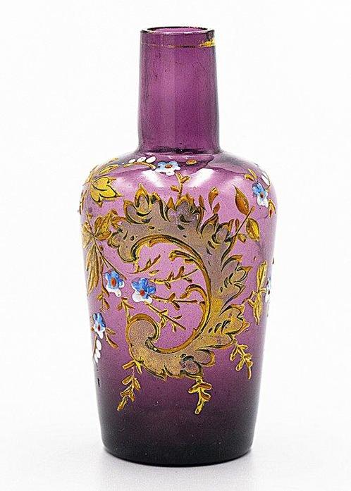 Moser & Söhne Enamelled Glass Vase 1910 - Vase - Verre, Antiek en Kunst, Antiek | Glaswerk en Kristal