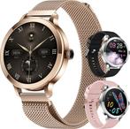 Golden Sound AMOLED Smartwatch Dames - 3 extra bandjes -, Verzenden, Zo goed als nieuw, Golden