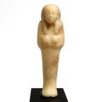 Égypte ancienne, Nouvel Empire Albâtre Shabti, Antiek en Kunst