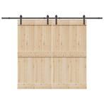 vidaXL Doos met onderdelen voor schuifdeur 427 cm staal, Doe-het-zelf en Bouw, Verzenden, Nieuw