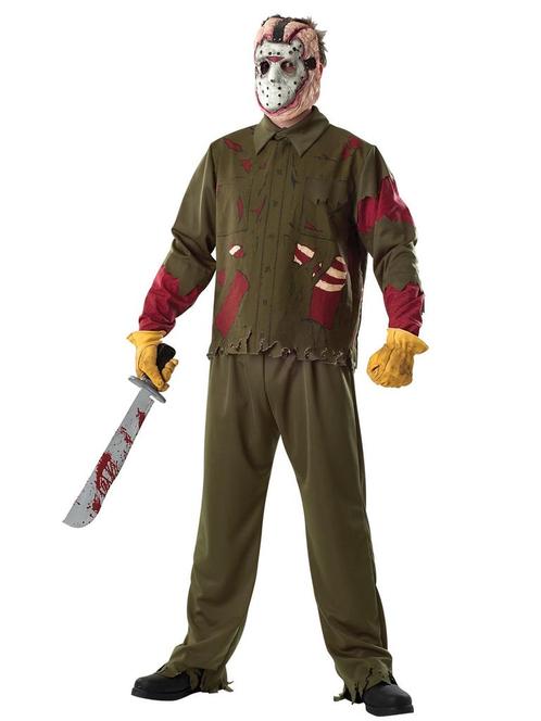 Halloween Kostuum Jason Groen XL, Hobby en Vrije tijd, Feestartikelen, Nieuw, Verzenden