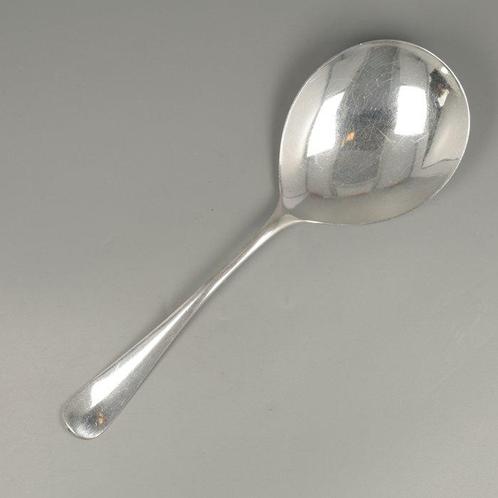 Gerritsen & Van Kempen, Hollands glad Puddinglepel - Lepel, Antiek en Kunst, Antiek | Zilver en Goud