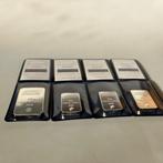 250 Grams - 1 x 100 g + 3 x 50 g Silver bars - Zilver .999 -, Postzegels en Munten, Edelmetalen en Baren