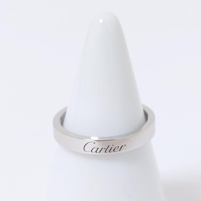 Zonder Minimumprijs - Cartier - Ring - C de Cartier Platina, Handtassen en Accessoires, Ringen