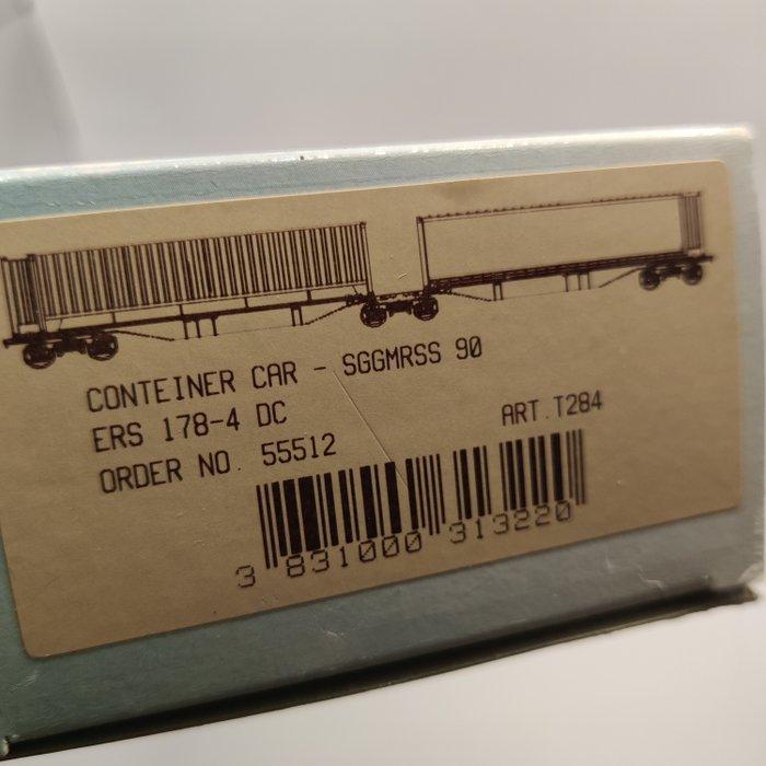 Mehano H0 - 55512 - Modeltrein goederenwagon (2) - AAE Cargo, Hobby en Vrije tijd, Modeltreinen | H0