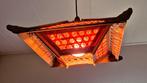 Plafondlamp - Exclusieve Rotan Chinoiserie Lamp - Hout