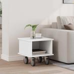 vidaXL TV Stand Wit 37 x 35 x 35 cm Bewerkt hout, Verzenden, Nieuw